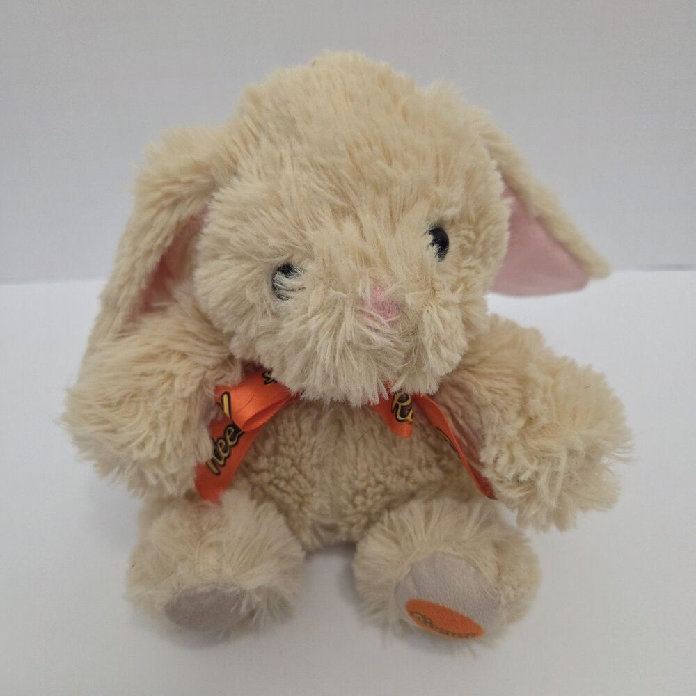 Reese's Bunny Rabbit Plush ~6” Stuffy Stuffed Animal Toy Floppy Ears Easter Gift
